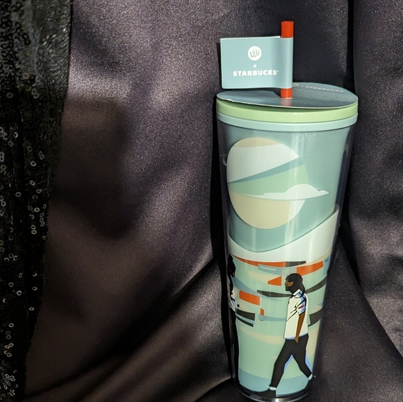 Starbucks Black History Month 2024 Two People Walk Cold Cup Tumbler 24 Fl Oz - Picture 1 of 2